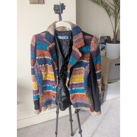 LULU-H women's blazer jacket 30% wool 70% viscose Size M - Picture 1 of 9